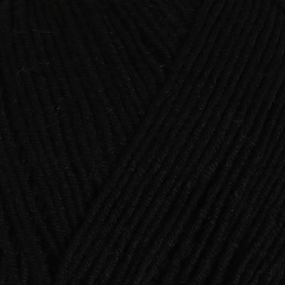 Yarnart Super Merino Yarn, Black - 217