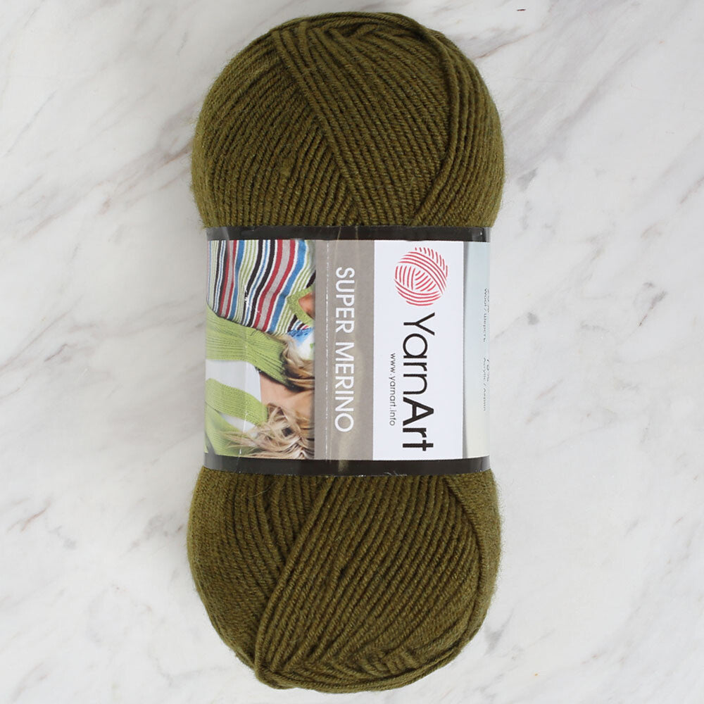 Yarnart Super Merino Yarn, Navy Green - 263