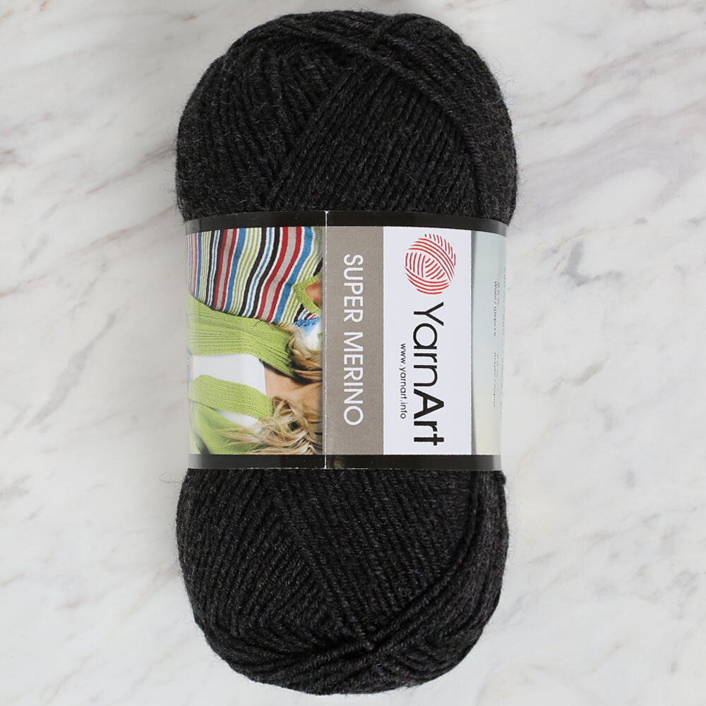 Yarnart Super Merino Yarn, Dark Fume - 1441