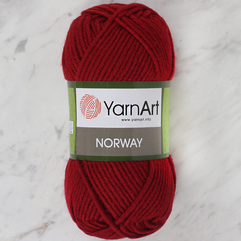  YarnArt Norway Knitting Yarn, Claret - 43