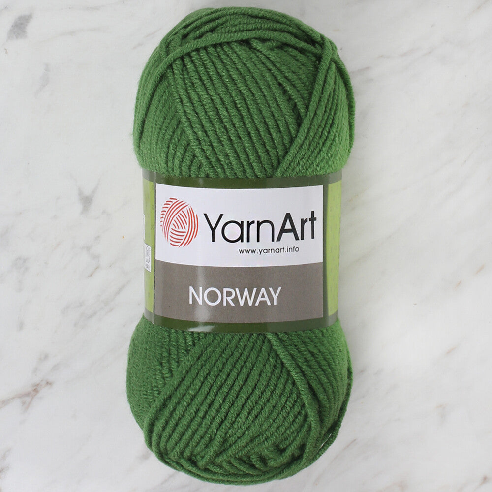 YarnArt Norway Knitting Yarn, Green - 248