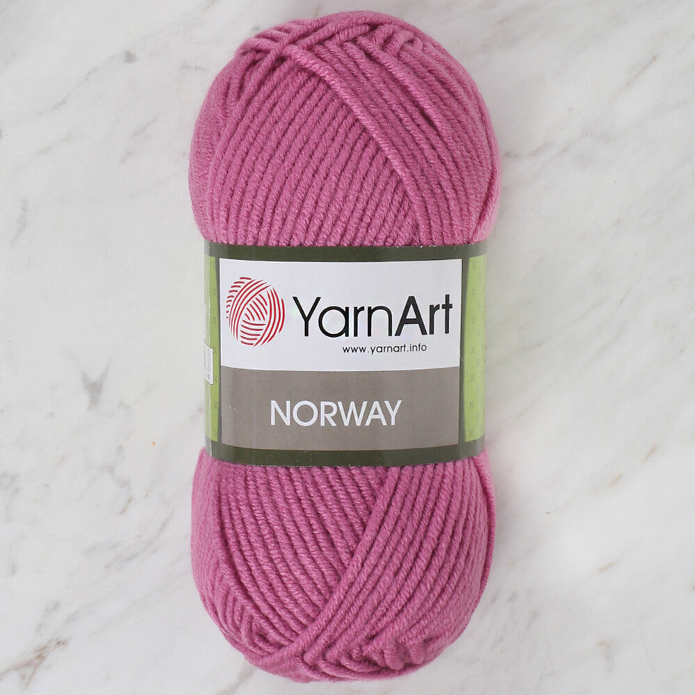 YarnArt Norway Knitting Yarn, Pink - 849