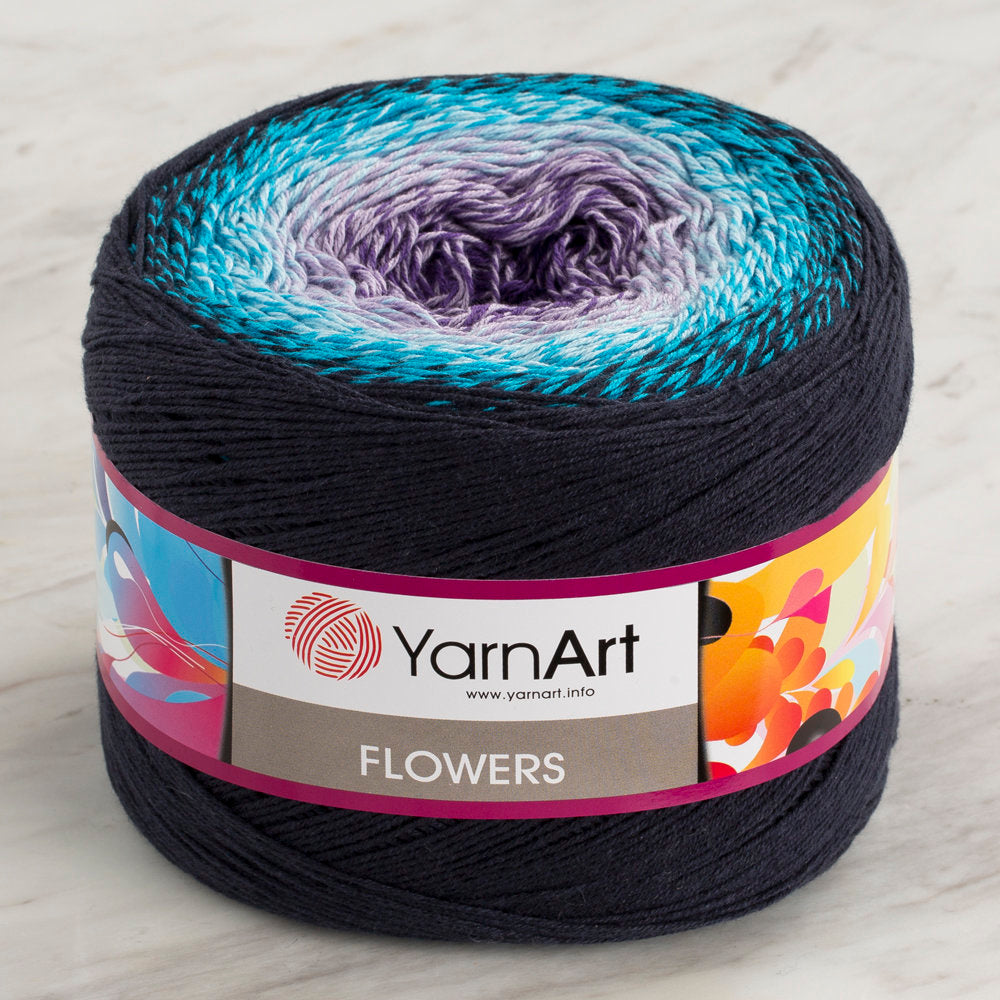 YarnArt Flowers Cotton Gradient Yarn - 254-1