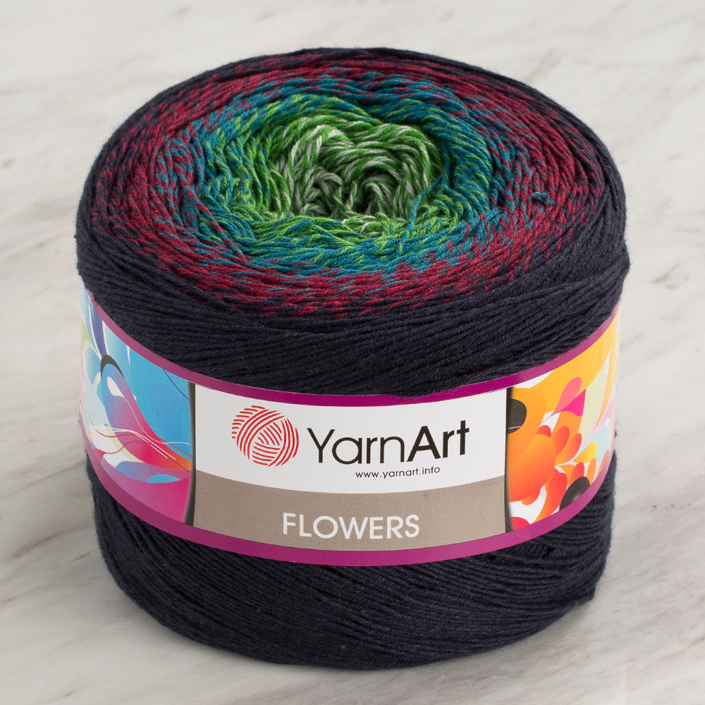 YarnArt Flowers Cotton Gradient Yarn - 266