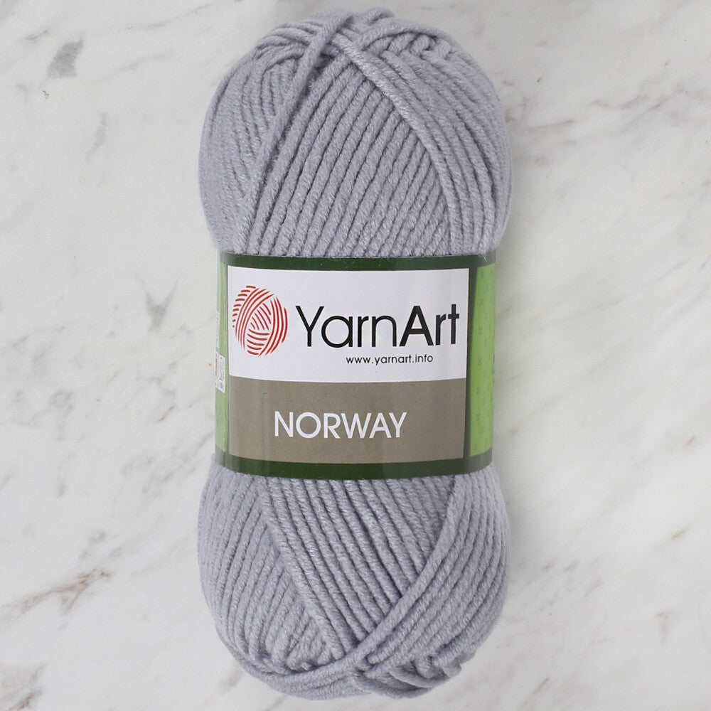  YarnArt Norway Knitting Yarn, Grey - 3072