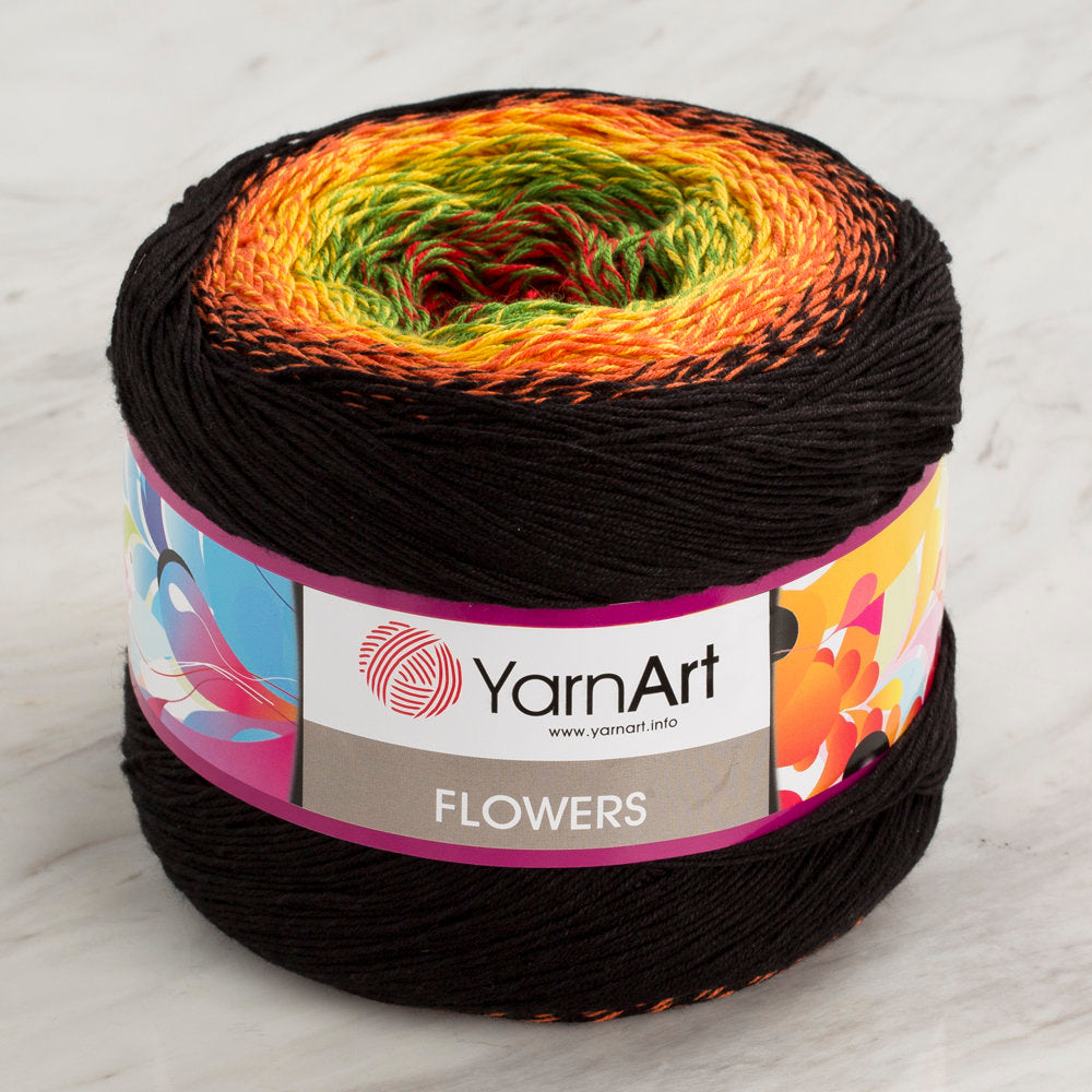 YarnArt Flowers Cotton Gradient Yarn - 267