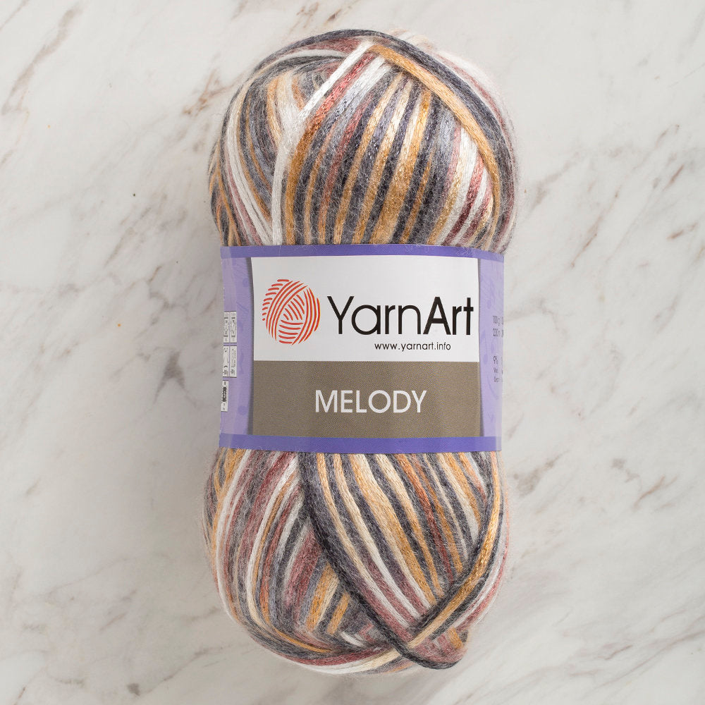 YarnArt Melody Yarn, Variegated - 902