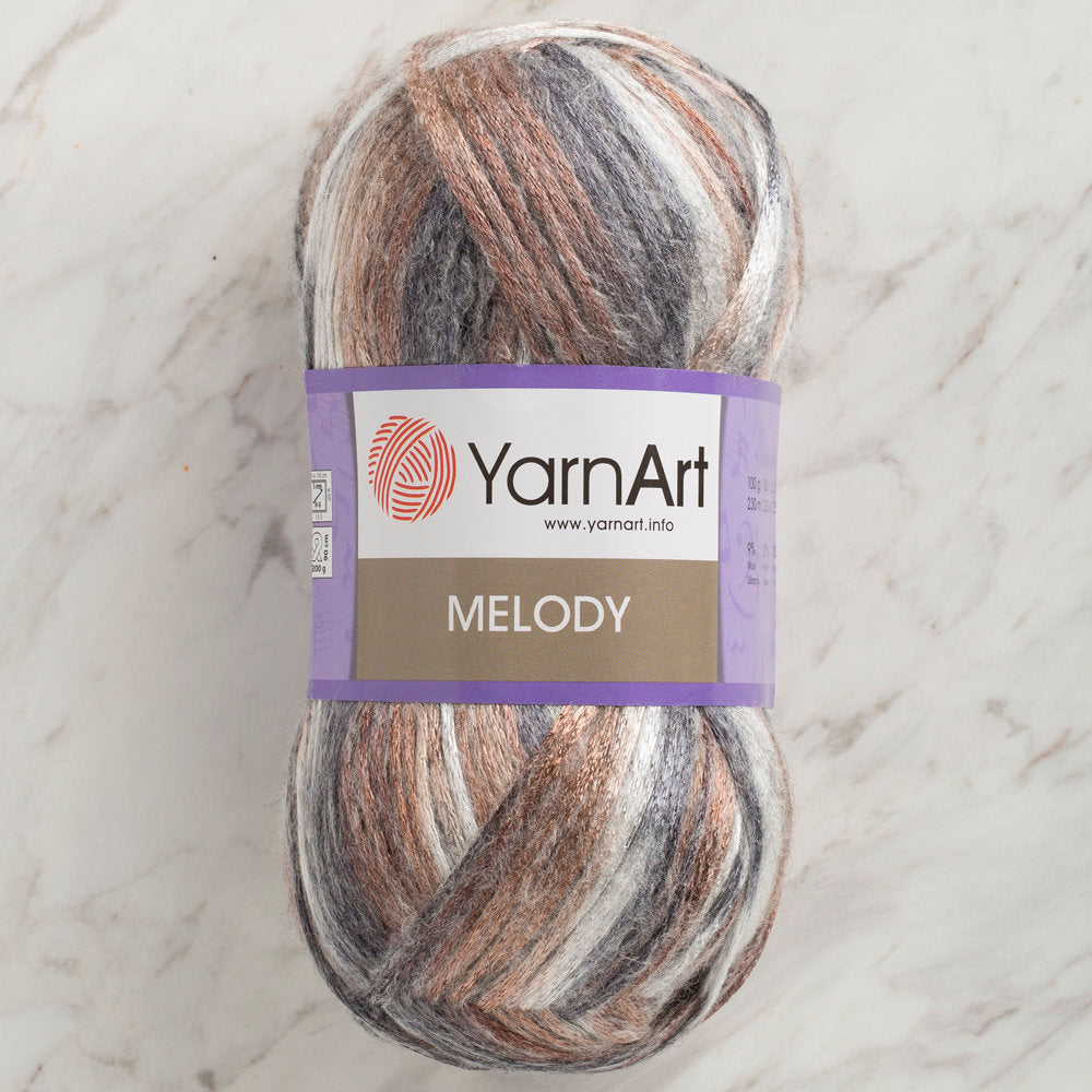 YarnArt Melody Yarn, Variegated - 907