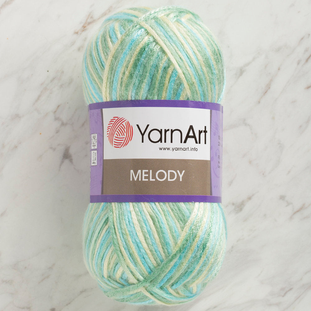 YarnArt Melody Yarn, Variegated - 909