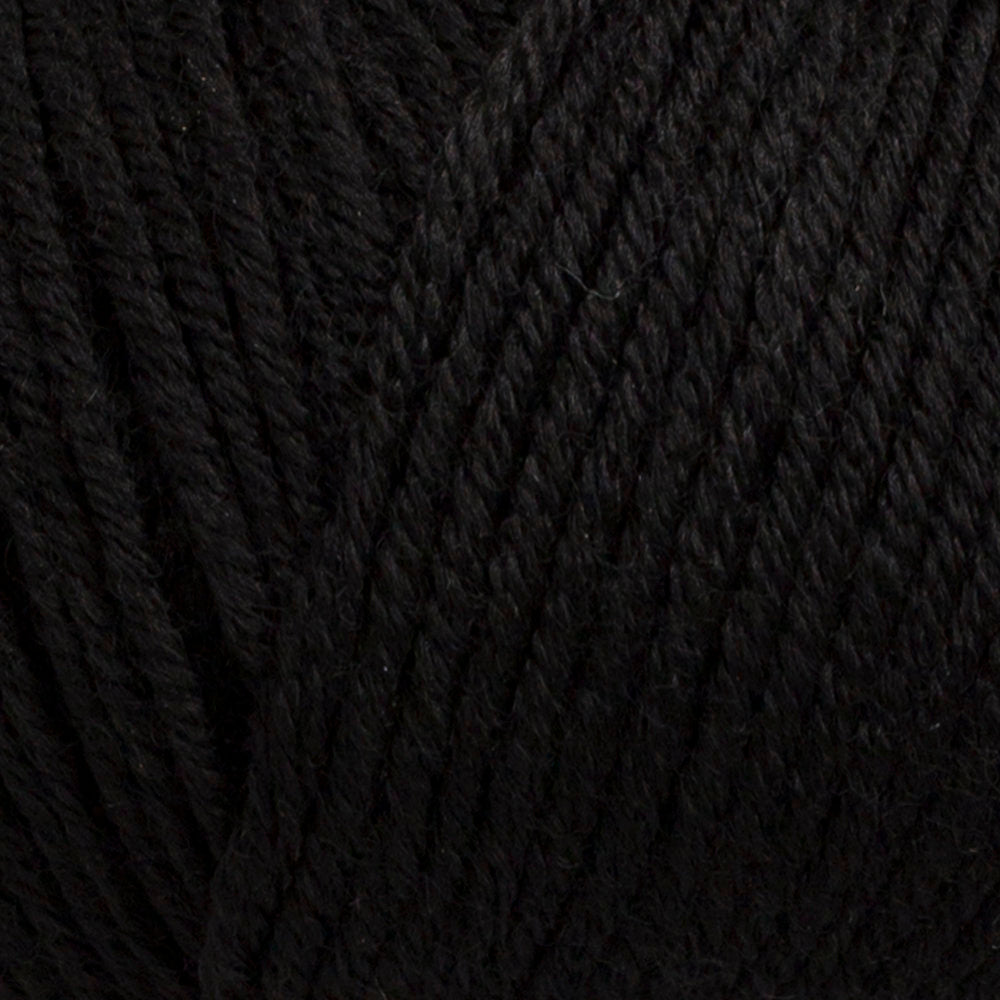 YarnArt Adore Anti-Pilling Yarn, Black - 354