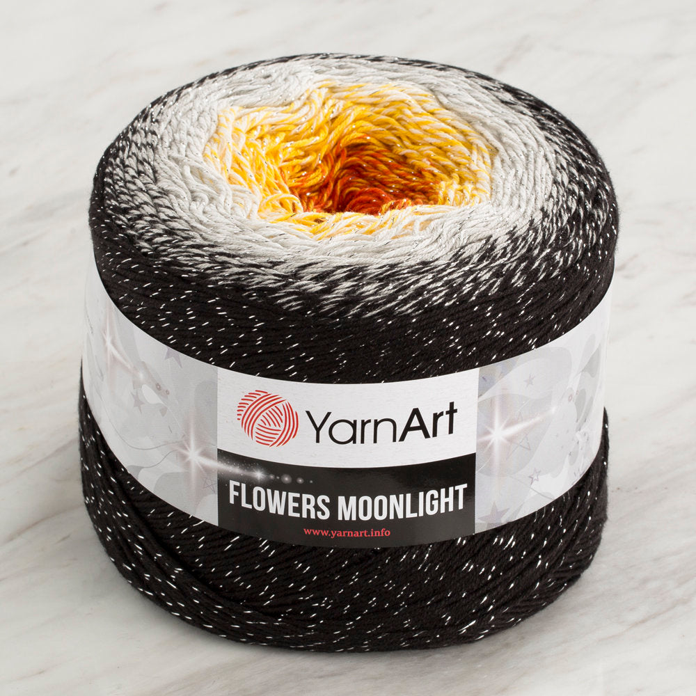 YarnArt Flowers Moonlight Cotton Lurex (Glitter) Gradient Yarn - 3259