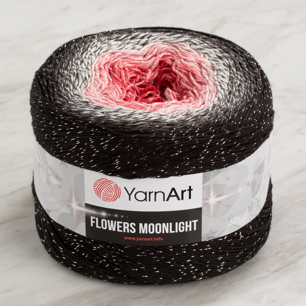 YarnArt Flowers Moonlight Cotton Lurex (Glitter) Gradient Yarn - 3260