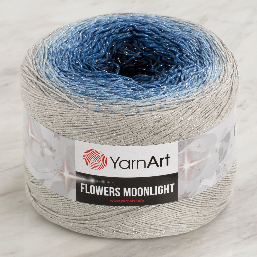 YarnArt Flowers Moonlight Cotton Lurex (Glitter) Gradient Yarn - 3271