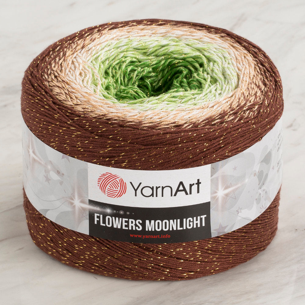 YarnArt Flowers Moonlight Cotton Lurex (Glitter) Gradient Yarn - 3272