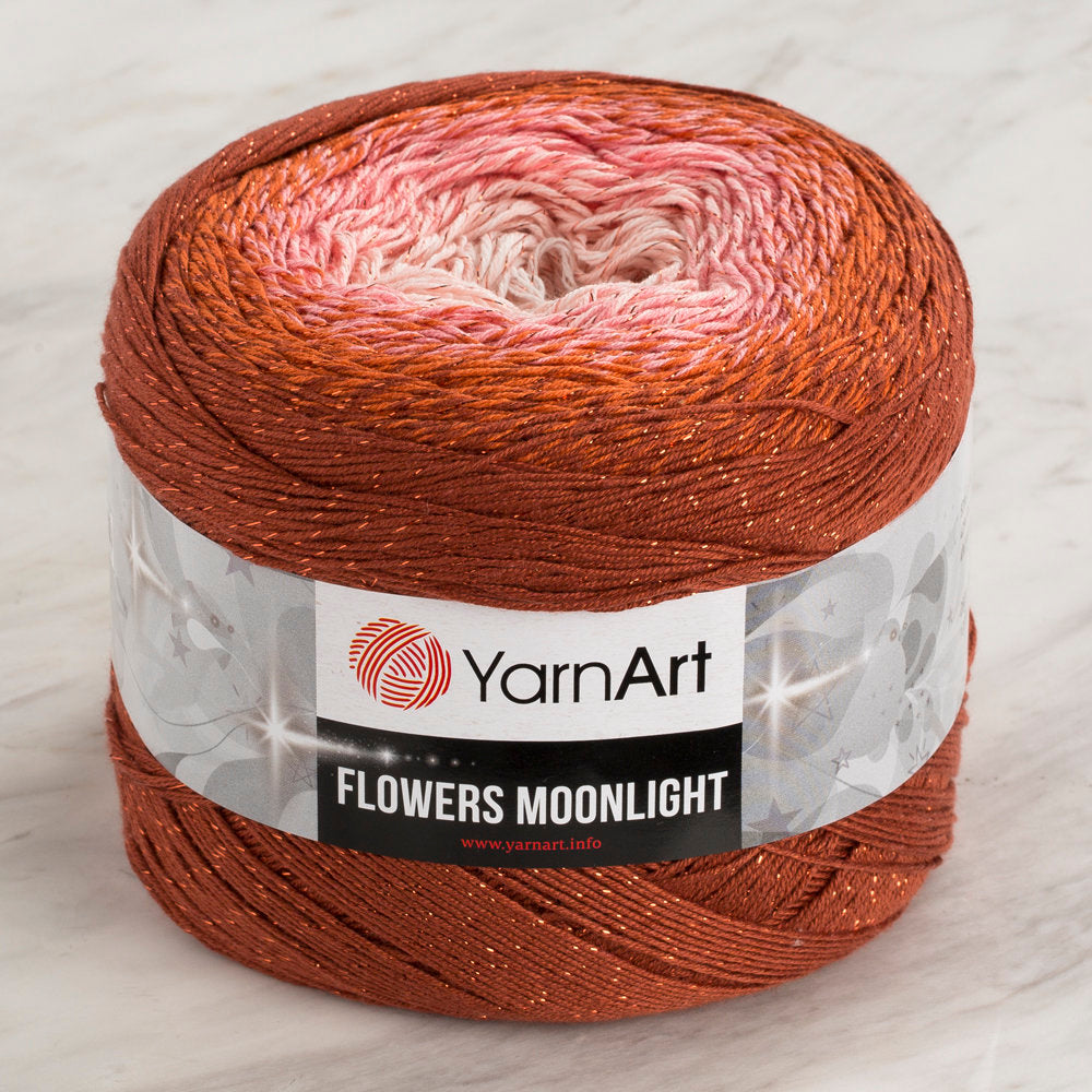 YarnArt Flowers Moonlight Cotton Lurex (Glitter) Gradient Yarn - 3288