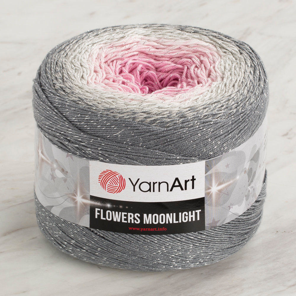 YarnArt Flowers Moonlight Cotton Lurex (Glitter) Gradient Yarn - 3293