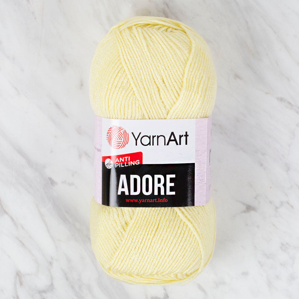 YarnArt Adore Anti-Pilling Yarn, Light Pink - 356