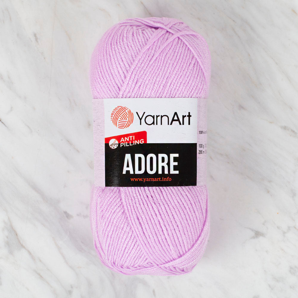 YarnArt Adore Anti-Pilling Yarn, Lilac - 362