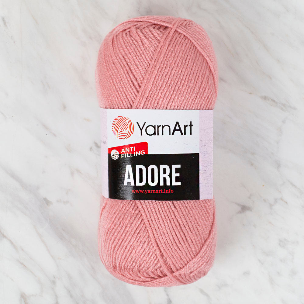 YarnArt Adore Anti-Pilling Yarn, Dark Pink - 365