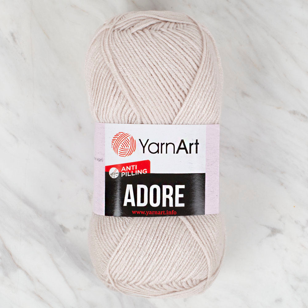 YarnArt Adore Anti-Pilling Yarn, Beige - 367