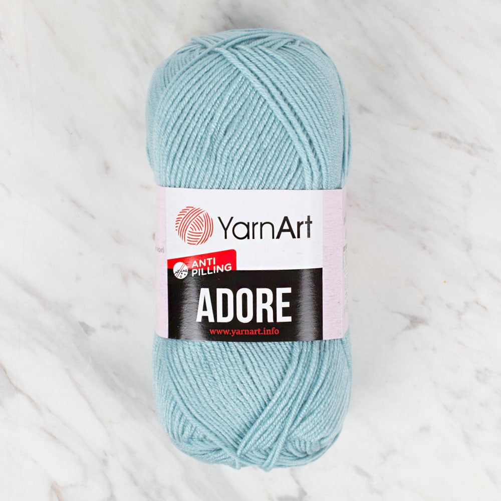 YarnArt Adore Anti-Pilling Yarn, Pastel Green - 369