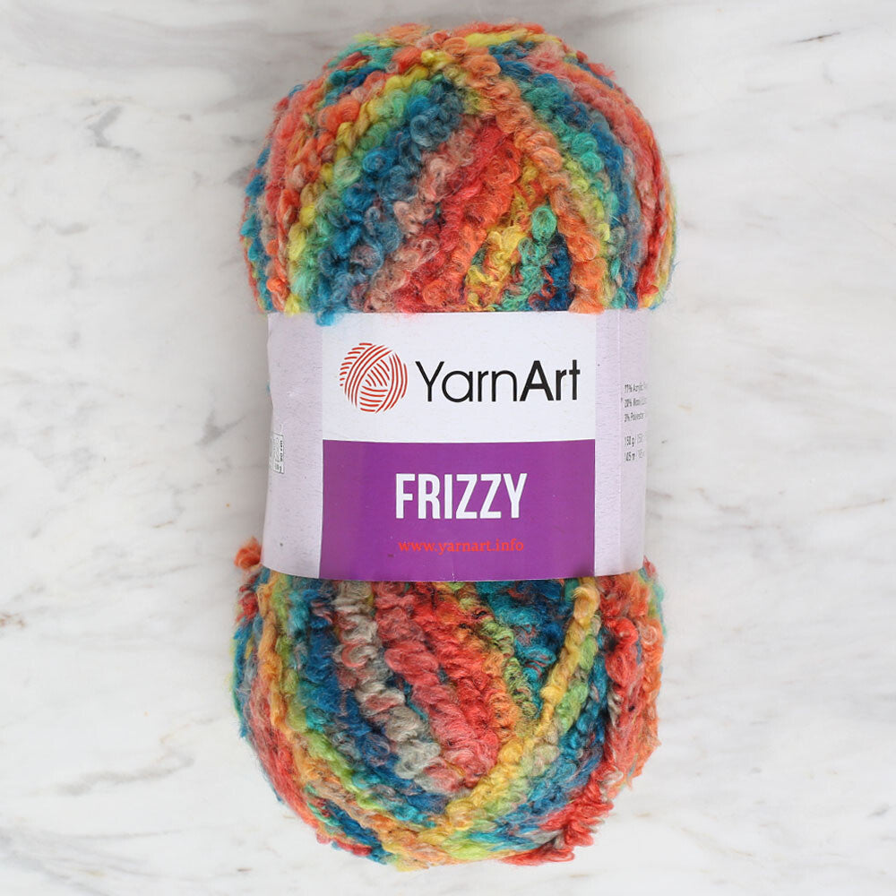 Yarnart Frizzy Yarn, Variegated - 411