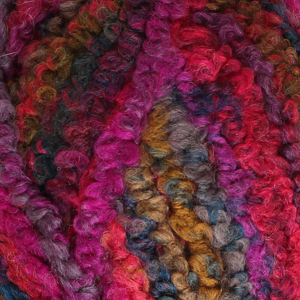 Yarnart Frizzy Yarn, Variegated - 414