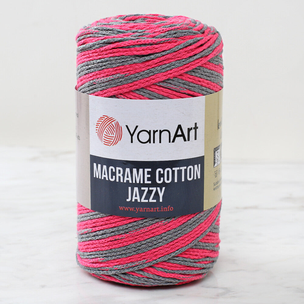 YarnArt Macrame Cotton Jazz Yarn, Variegated - 1201