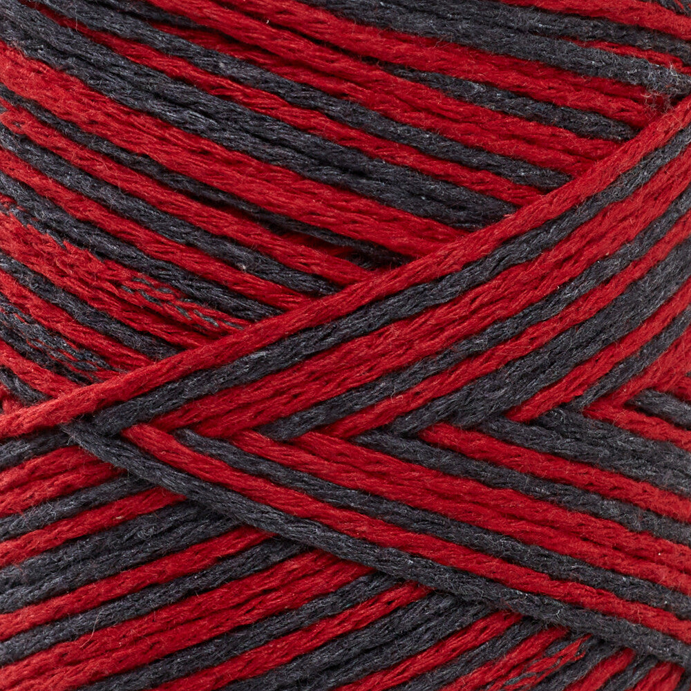 YarnArt Macrame Cotton Jazz Yarn, Variegated - 1205