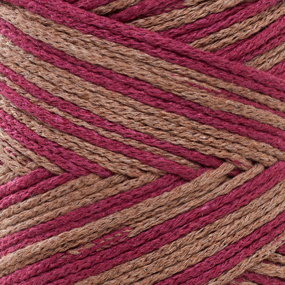 YarnArt Macrame Cotton Jazz Yarn, Variegated - 1206