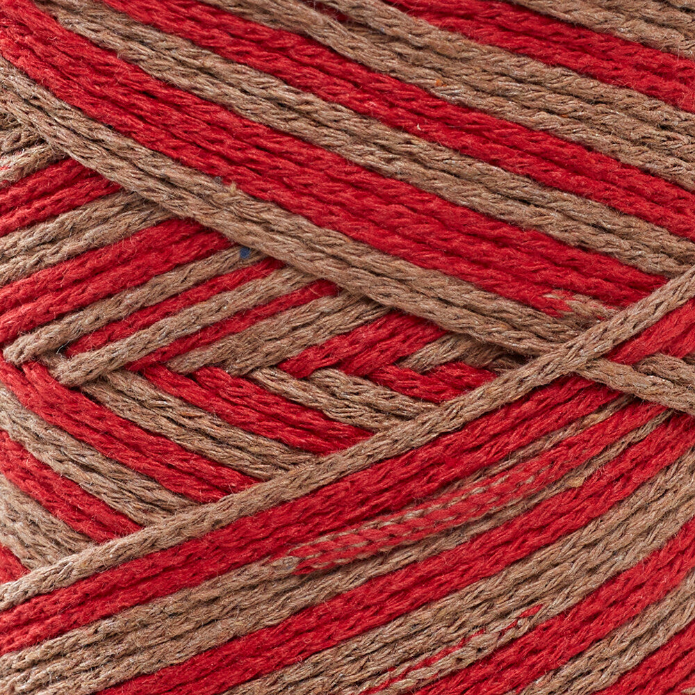 YarnArt Macrame Cotton Jazz Yarn, Variegated - 1218