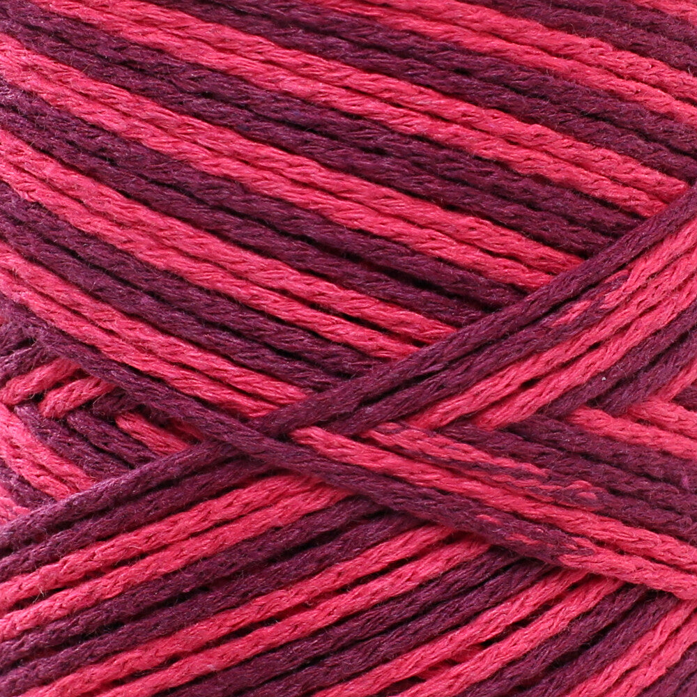 YarnArt Macrame Cotton Jazz Yarn, Variegated - 1220