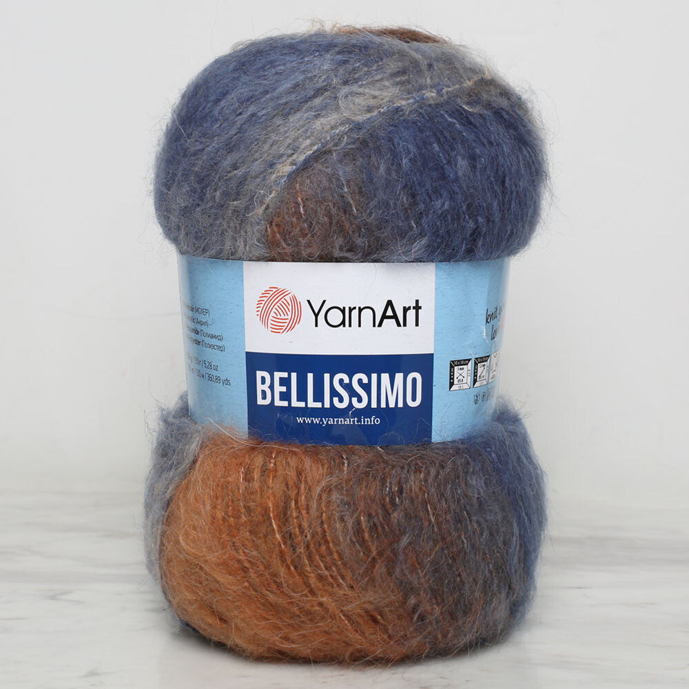 Yarnart Bellissimo Yarn, Variegated - 1417