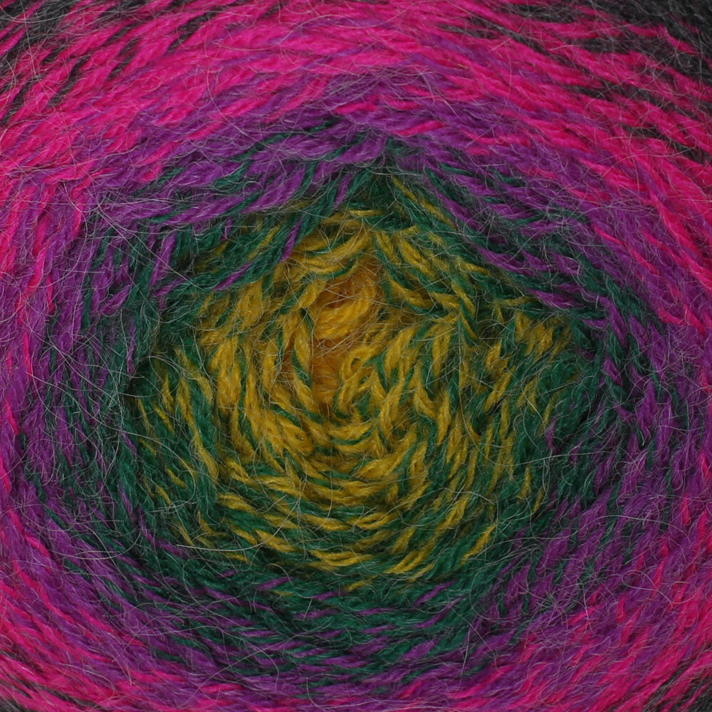 Yarnart Flowers Alpaca 250 Gr Knitting Yarn, Variegated - 423