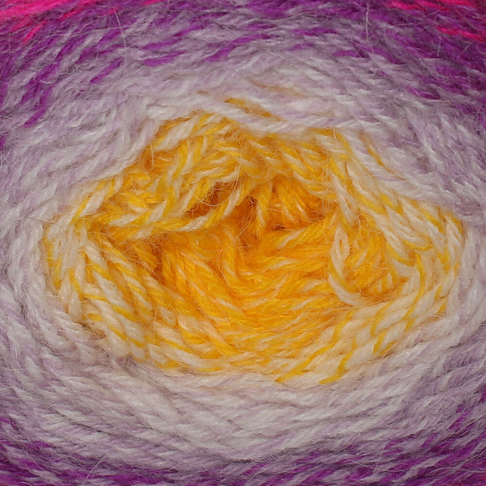 Yarnart Flowers Alpaca 250 Gr Knitting Yarn, Variegated - 426