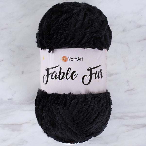 YarnArt Fable Fur Yarn- Light Green - 983