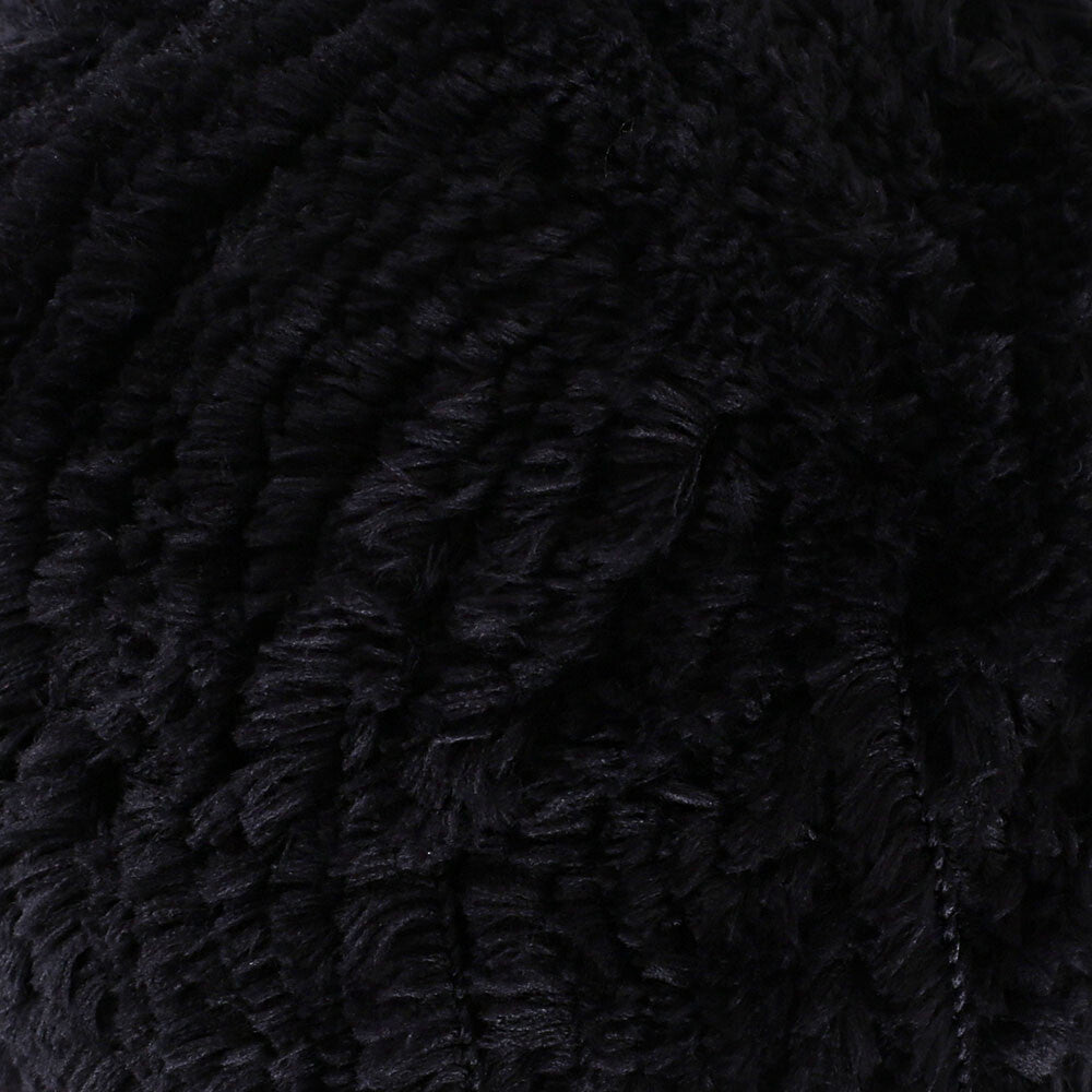 YarnArt Fable Fur Yarn- Black - 988