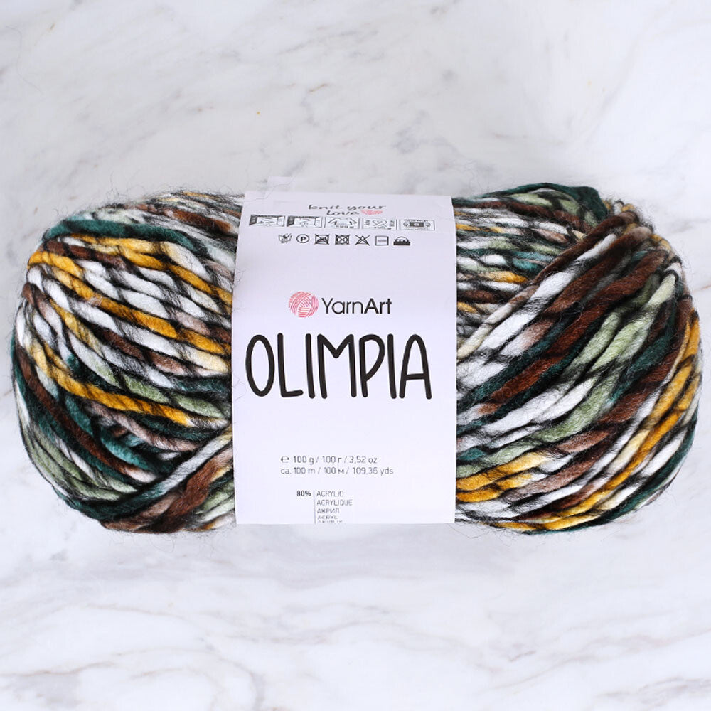 Yarnart Olimpia Knitting Yarn - Variegated- 1402