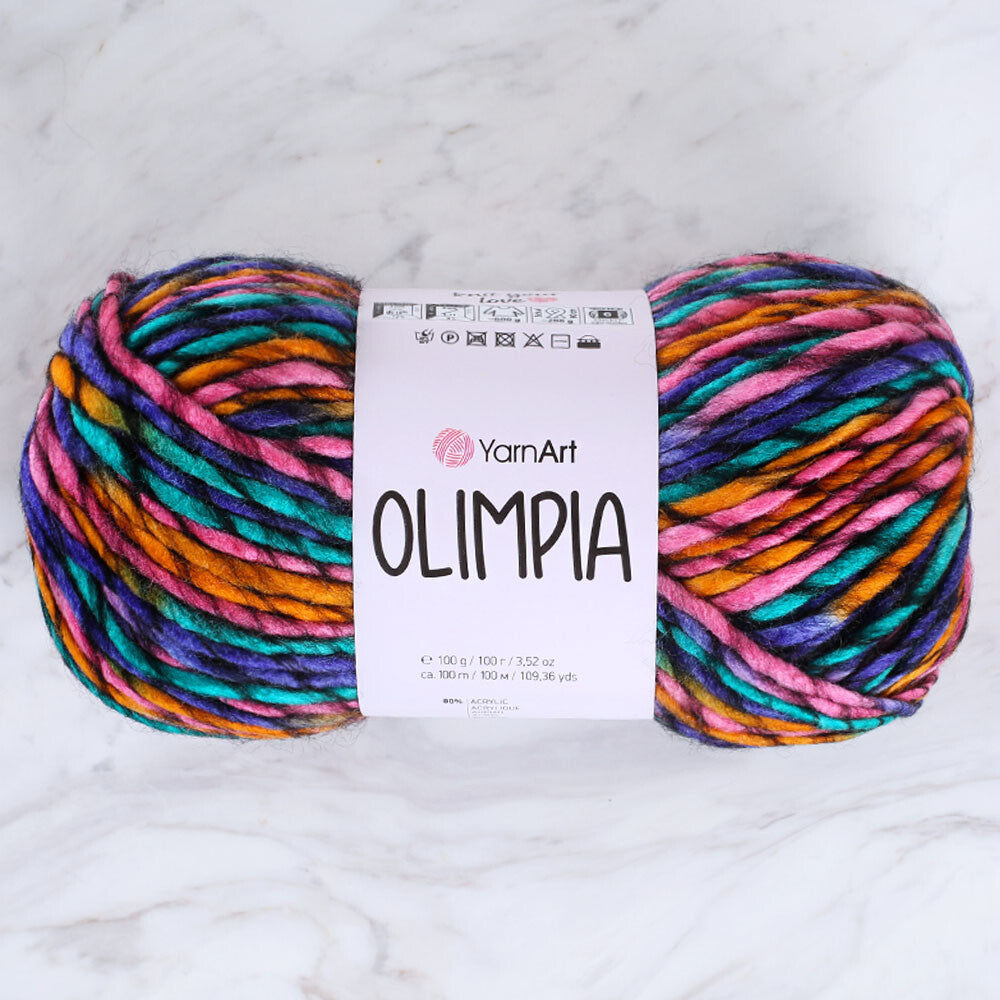 Yarnart Olimpia Knitting Yarn - Variegated- 1403