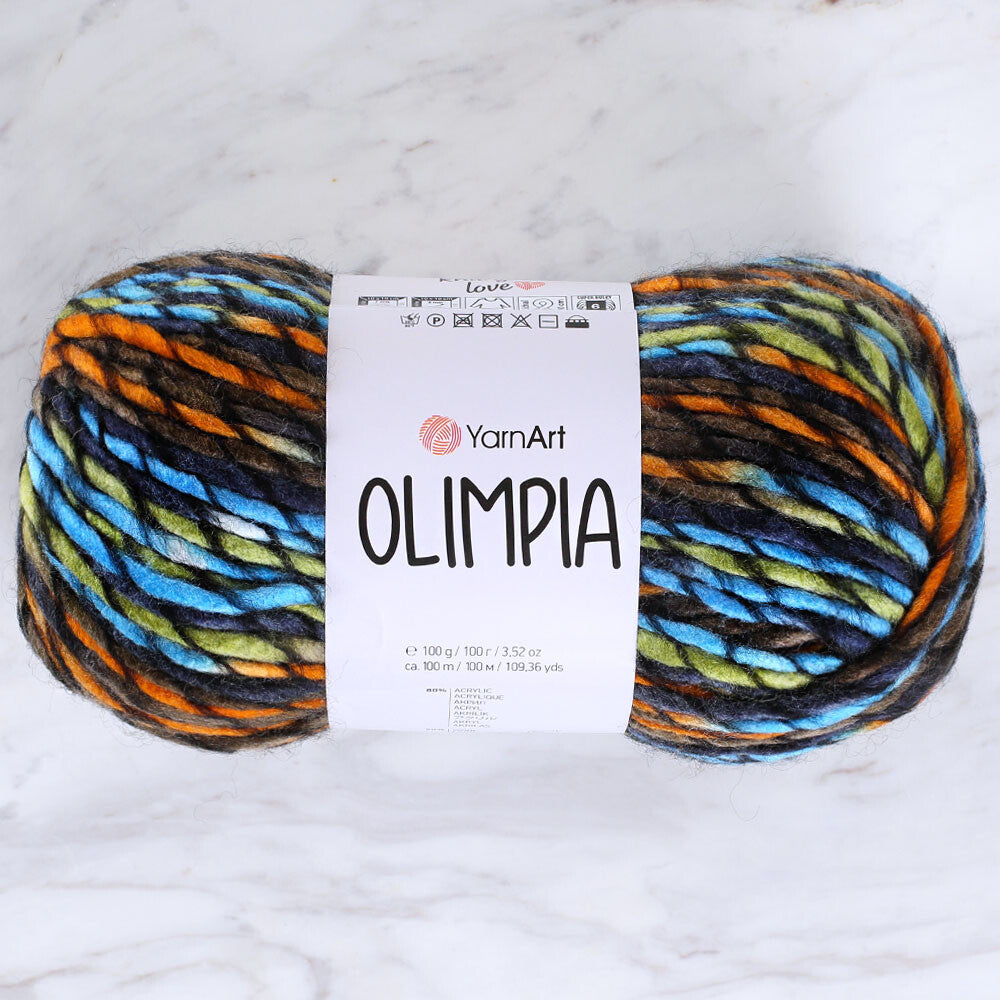 Yarnart Olimpia Knitting Yarn - Variegated- 1404