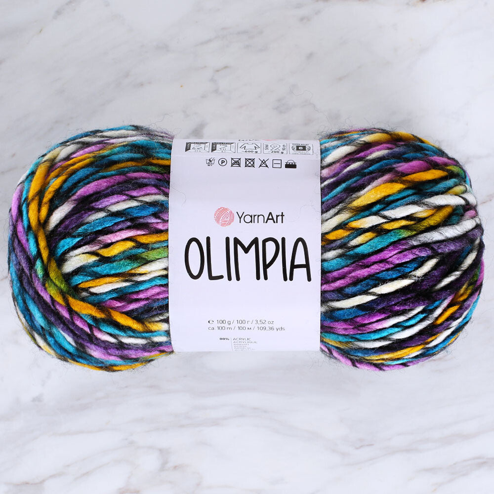 Yarnart Olimpia Knitting Yarn - Variegated- 1406