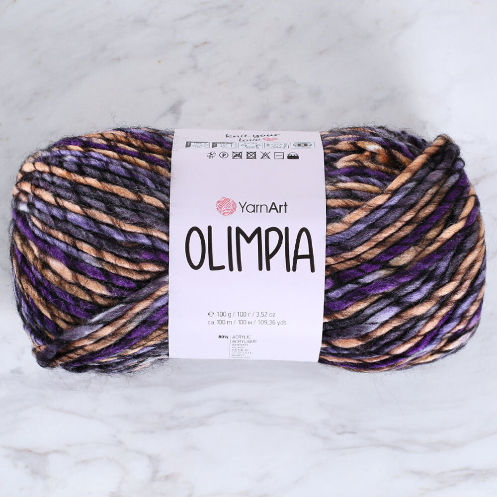 Yarnart Olimpia Knitting Yarn - Variegated- 1412