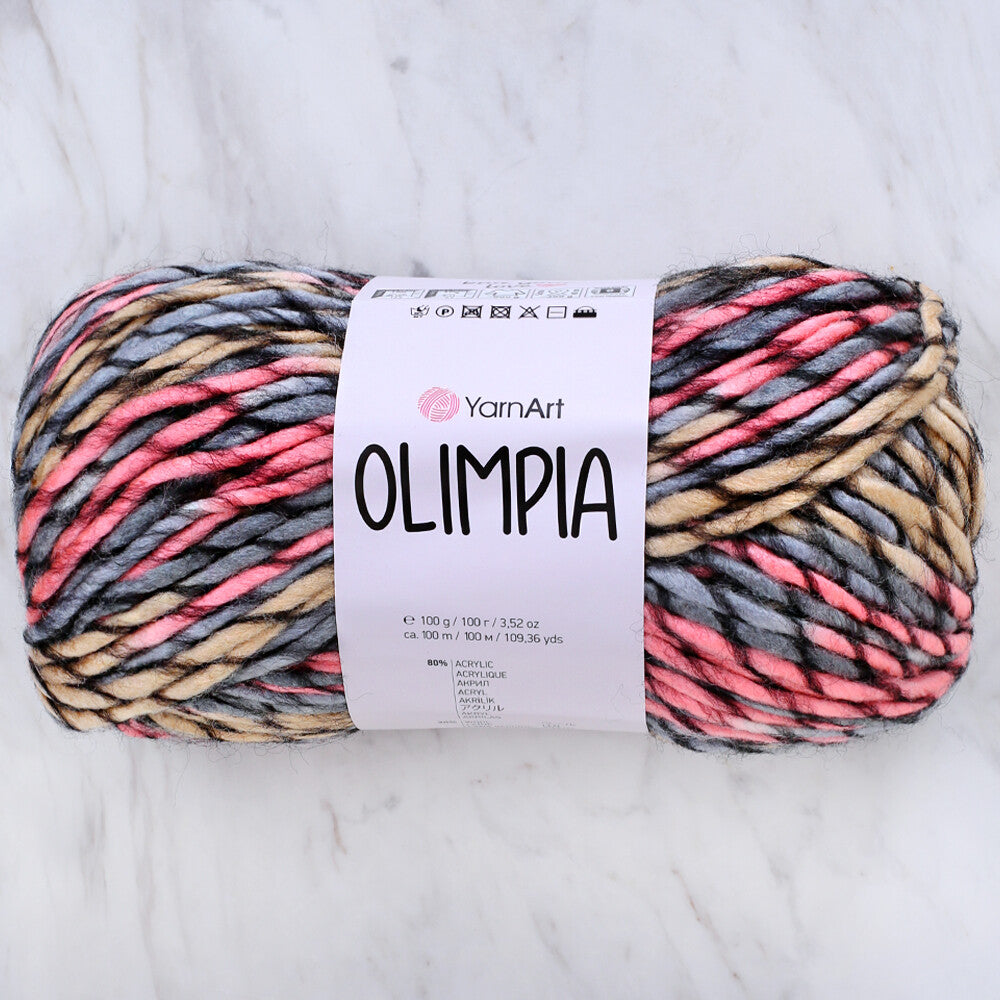 Yarnart Olimpia Knitting Yarn - Variegated- 1414