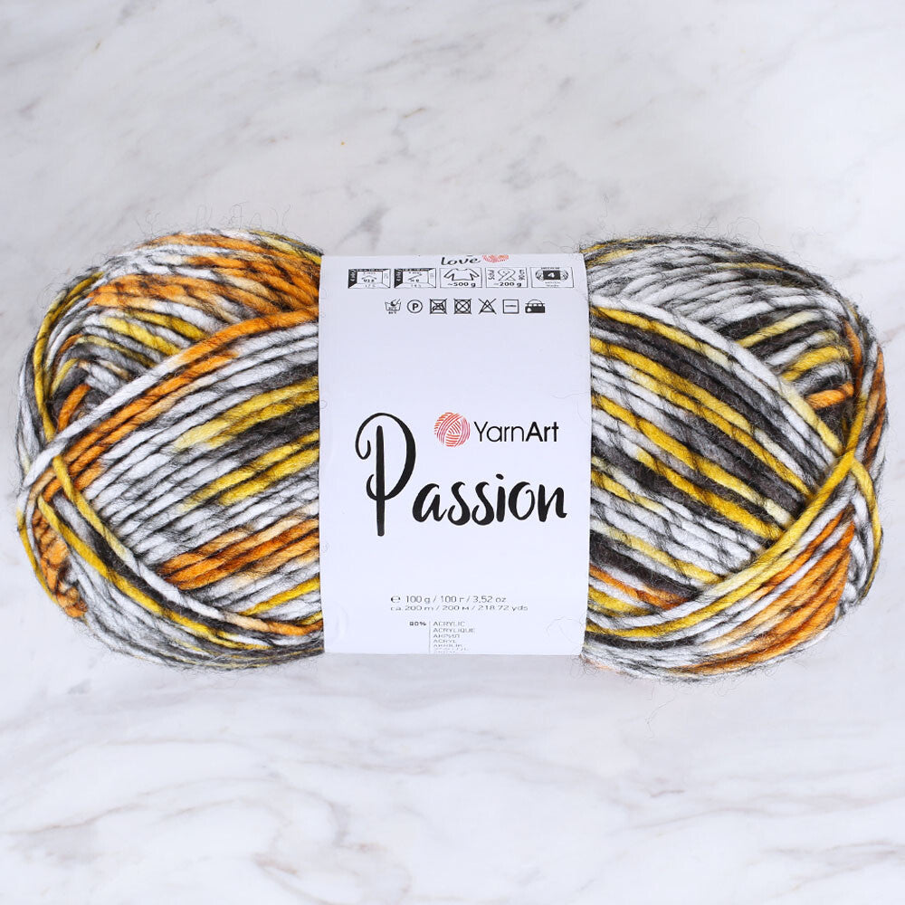 Yarnart Passion Knitting Yarn - Variegated- 1251