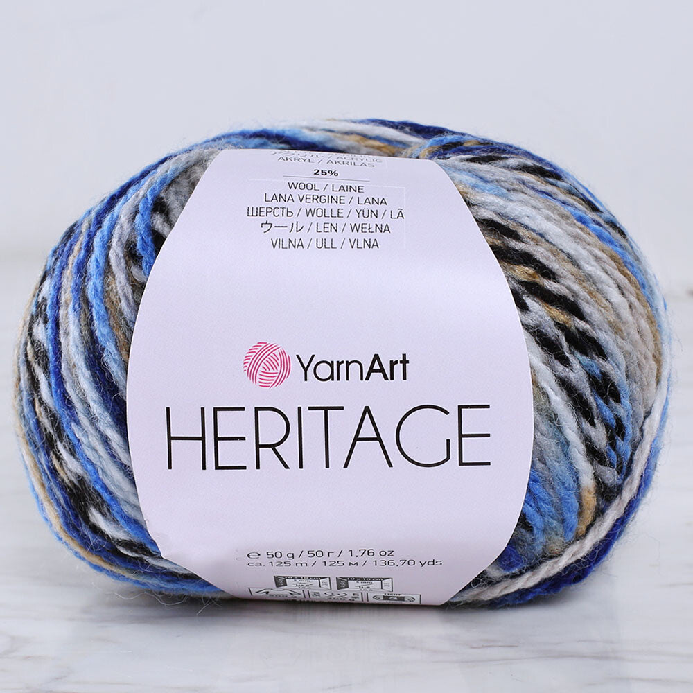 Yarnart Heritage Knitting Yarn - Variegated- 332