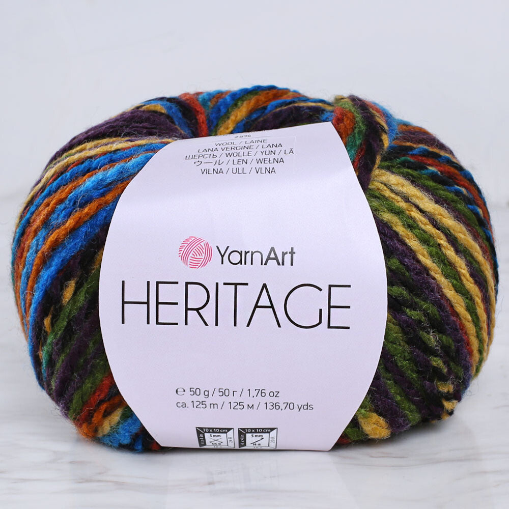 Yarnart Heritage Knitting Yarn - Variegated- 333