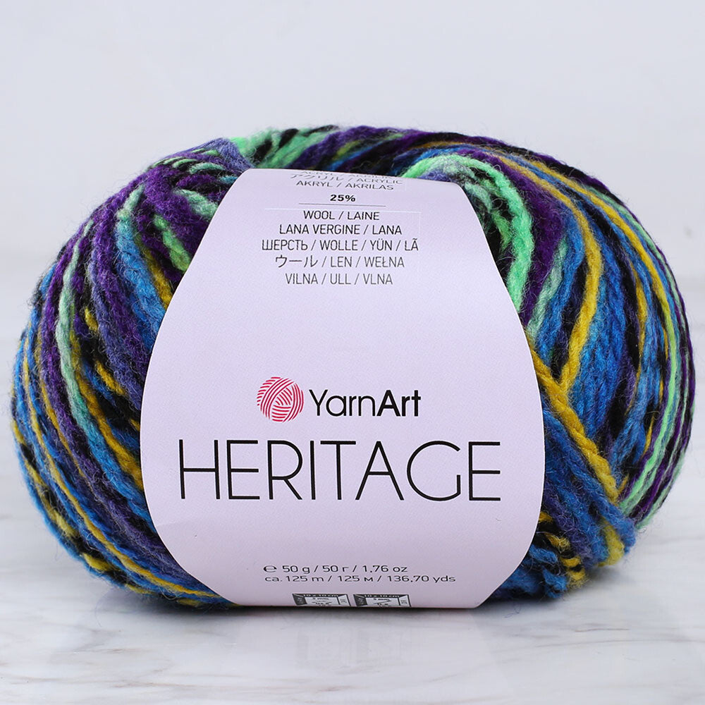 Yarnart Heritage Knitting Yarn - Variegated- 334