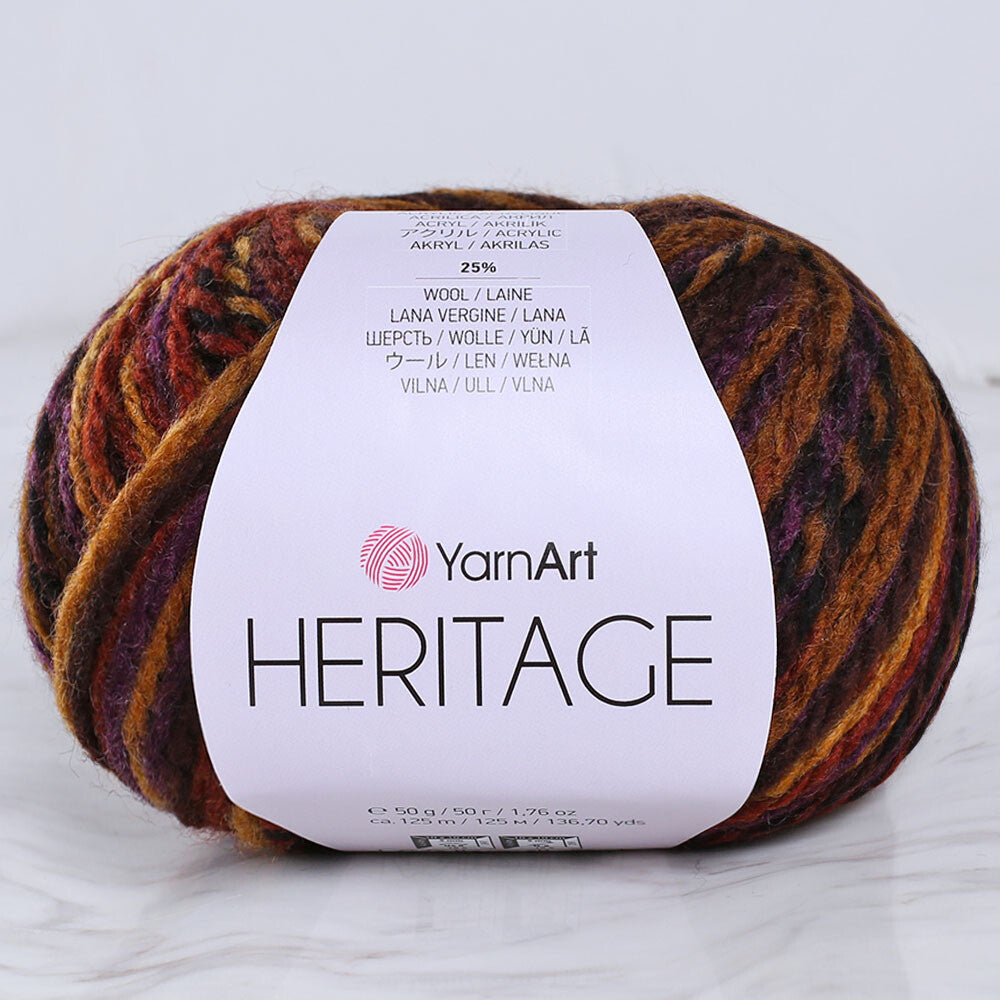 Yarnart Heritage Knitting Yarn - Variegated- 335