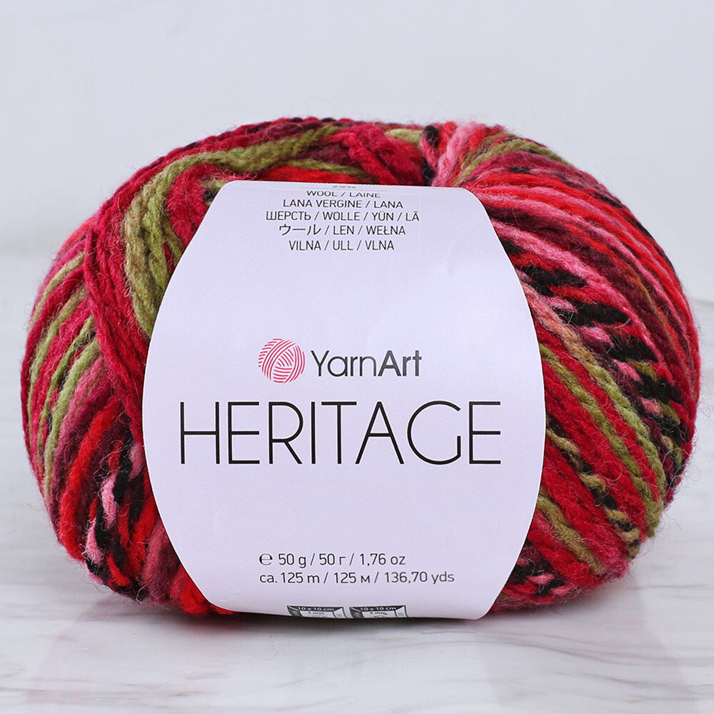 Yarnart Heritage Knitting Yarn - Variegated- 336