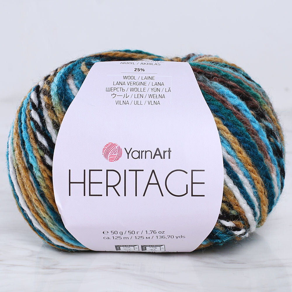 Yarnart Heritage Knitting Yarn - Variegated- 337